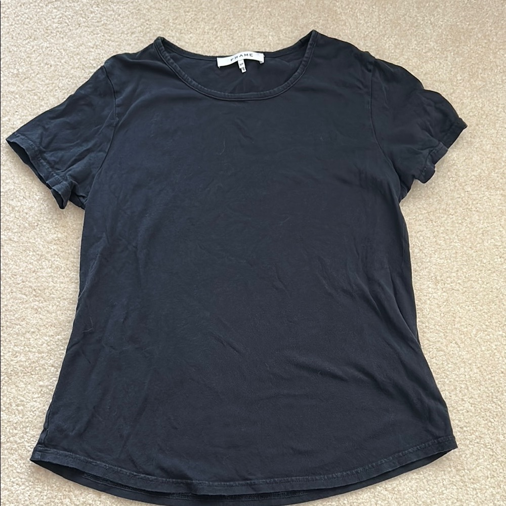 FRAME women’s black tshirt tee size S